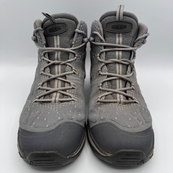 Keen Venture Waterproof Hiking Boots Womens 10 Gray Knit Trail Outdoor Shoes main image 4